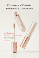 Ariul Ink Feather Perfect Fit Concealer 01 Vanilla - SPF30 PA++ 24 Saat Kalıcı Çok Yönlü Kapatıcı